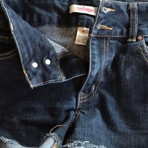 Refuge high waist jean shorts